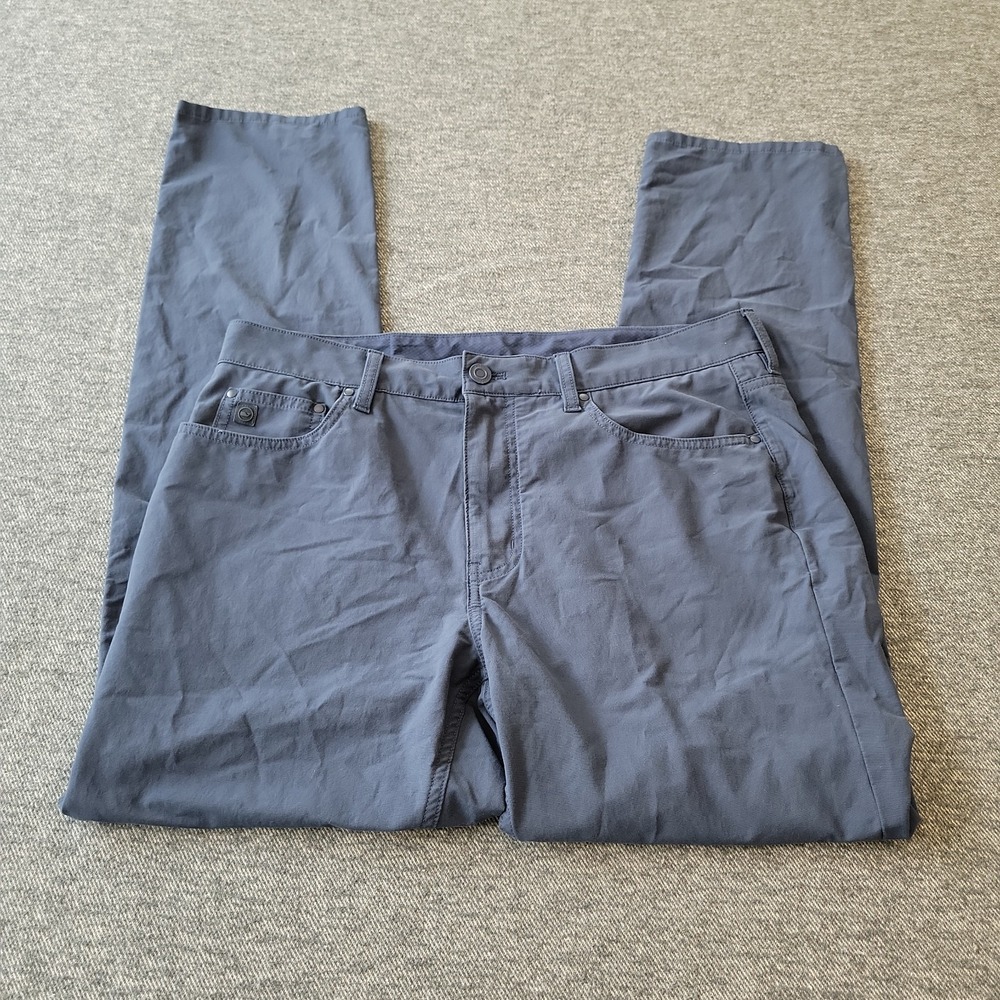 Vineyard Vines On The Go Pants OTG Men's 34x32 Navy Blue Lightweight Casual Golf